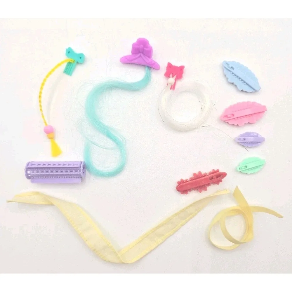 Vintage 1980s My Little Pony Hair Accessory Lot 11 Pieces U308